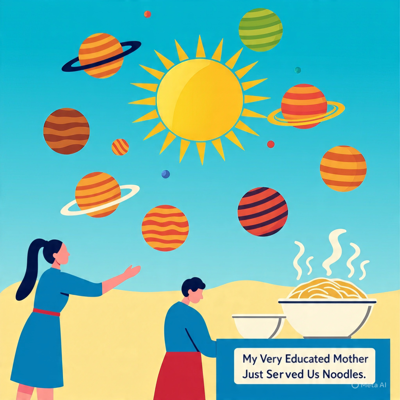 The Lesson of the Solar System: My Very Educated Mother Just Served Us Noodles